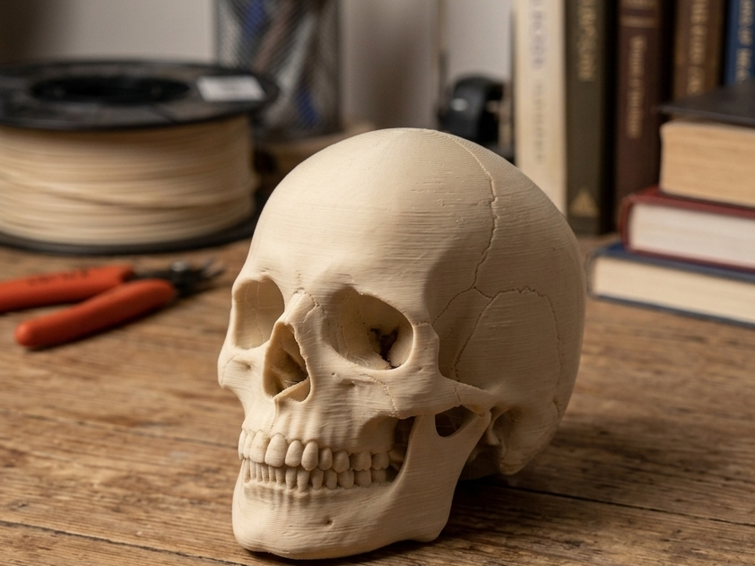 Anatomical skull model photo prop accessory sesion