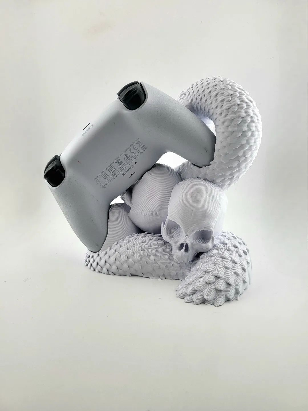 controller stand ps5 holder snake and skull view 4