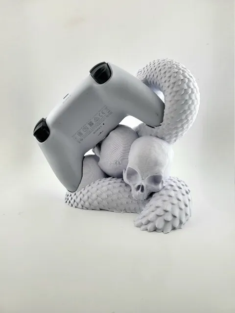 controller stand ps5 holder snake and skull view 4