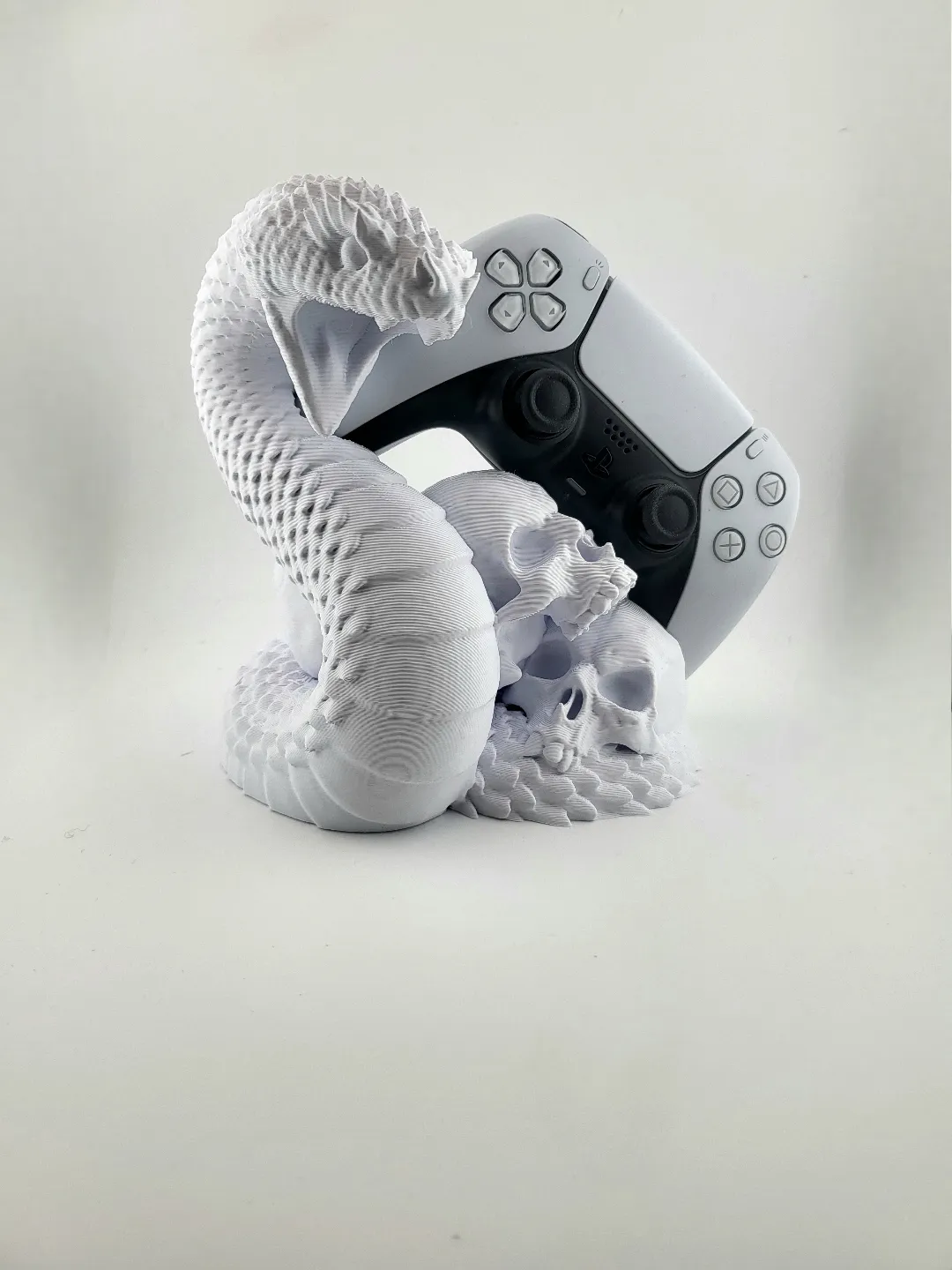 controller stand ps5 holder snake and skull view 2