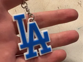 LA Dodgers Keychain