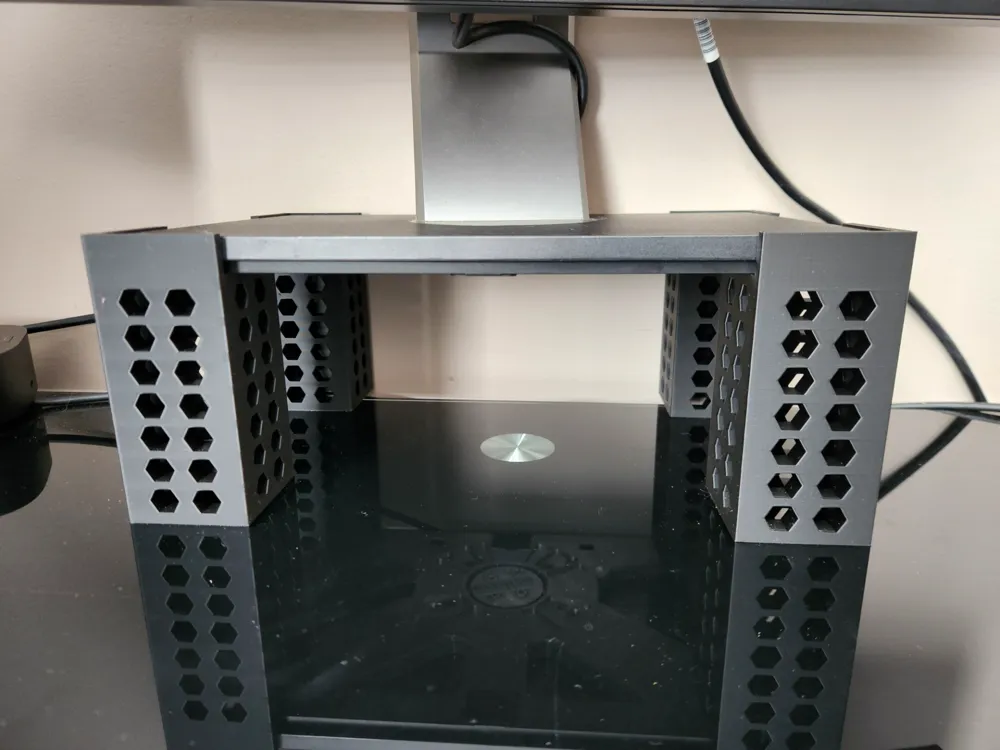 HexLift Monitor Stands/Risers - 100mm by JC 3DMakerWorld: Download Free ...