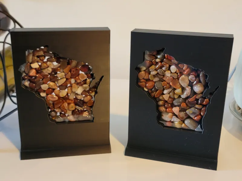 Agate Display Box - Wisconsin