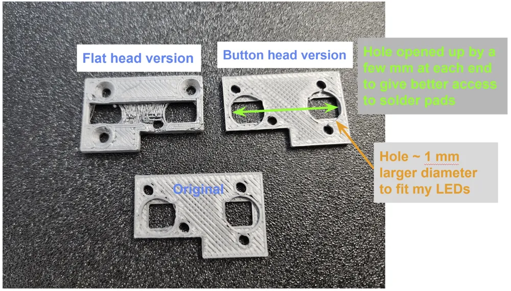 Led Backer TD-1 self-source remix for improved LED retention Remixed by DP design ...