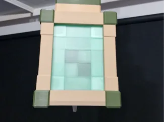 Minecraft Laterne XXL Scheiben in 4 Versionen