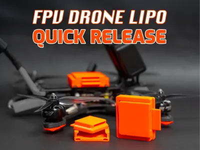 FPV Drone Lipo Quick Release