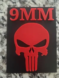 9mm Punisher. 0.2mm layer, 2 walls, 15% infill