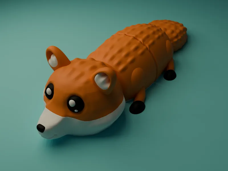 Cute Flexi Mini Fox