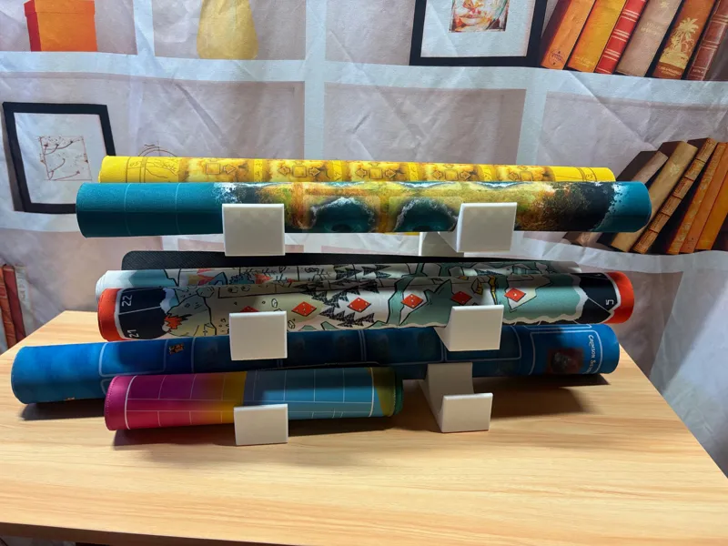 Vertical Double Deep Playmat Holder