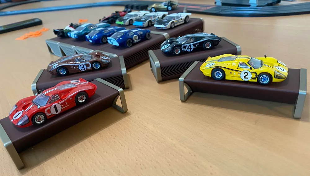 Fancy AFX Slot Car Display Stand by RevHazlett MakerWorld: Download ...