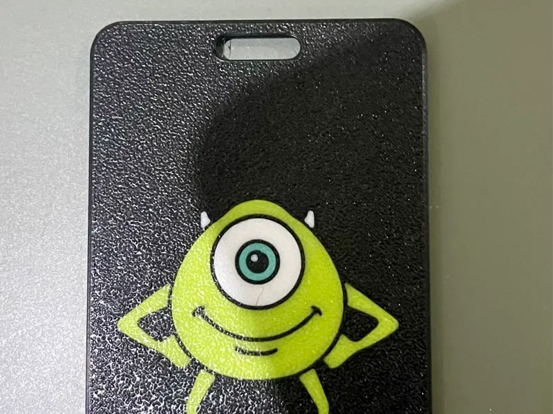 ID card holder Mike Wazowski