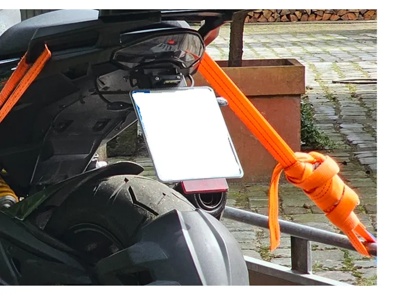 Reflektorhalter für Motorradkennzeichenhalter