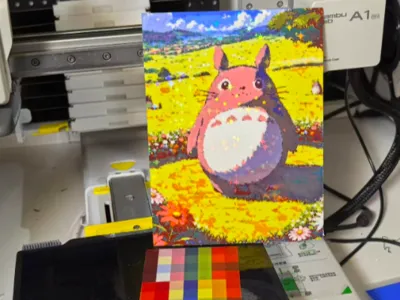 Totoro [Color Layering][4 colors]