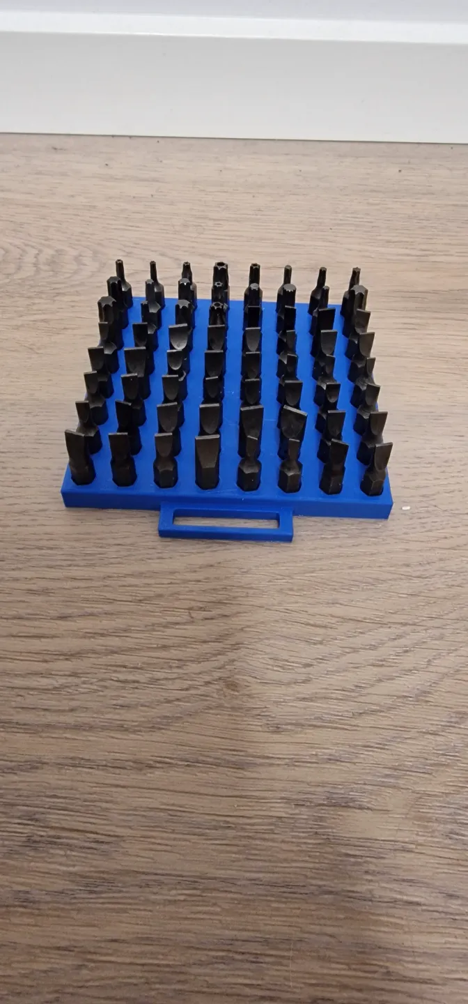 Simple Hex Bit 64 pcs holder with handle
