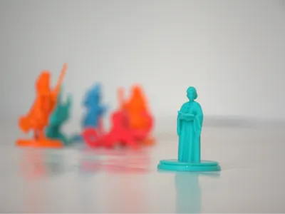 Female Cleric DND Miniature