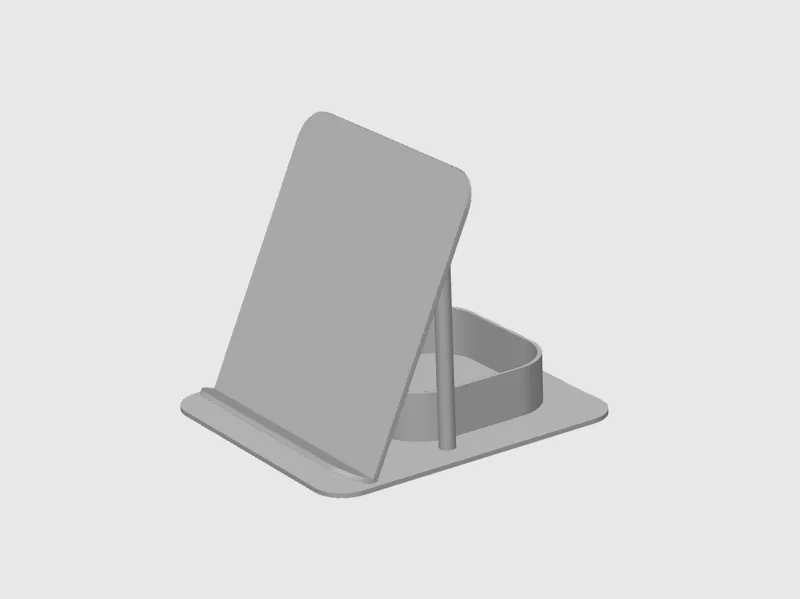 Stand per cellulare universale con contenitore