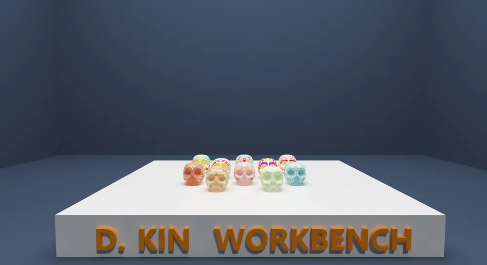 Halloween Mini Skull by D.KIN MakerWorld: Download Free 3D Models
