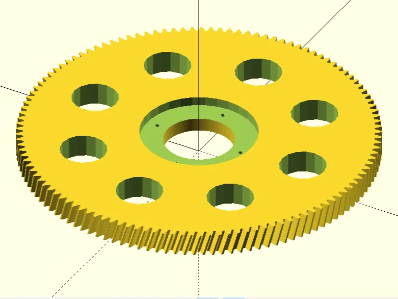 RC 450/470  Slant Thread Main Drive Gear 121T
