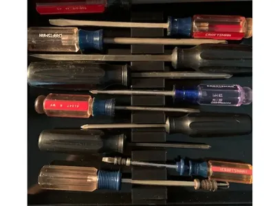 Screwdriver Holder Organizer - Magnetic