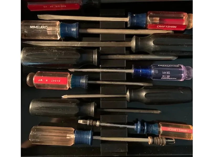 Screwdriver Holder Organizer - Magnetic