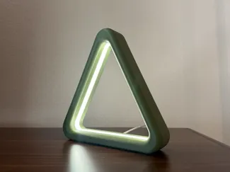 Modern Triangle Desk Light