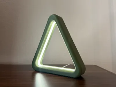 Modern Triangle Desk Light