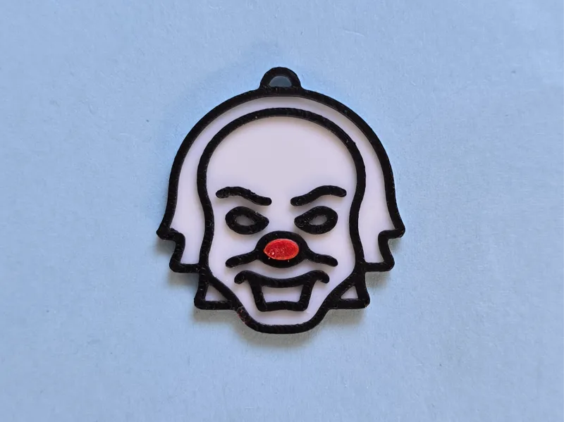 Clown mask Keychain