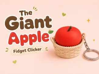 The Giant Apple Fidget Clicker