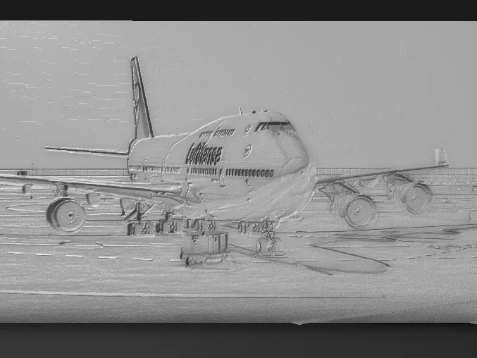 boeing 747 table decor