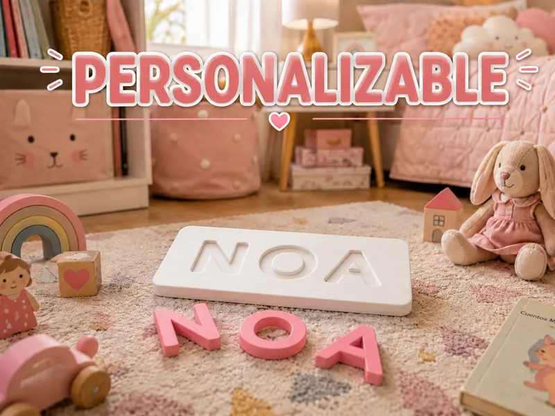 Puzzle de nombre personalizado para niños