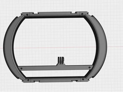 Action camera diving rabbit cage