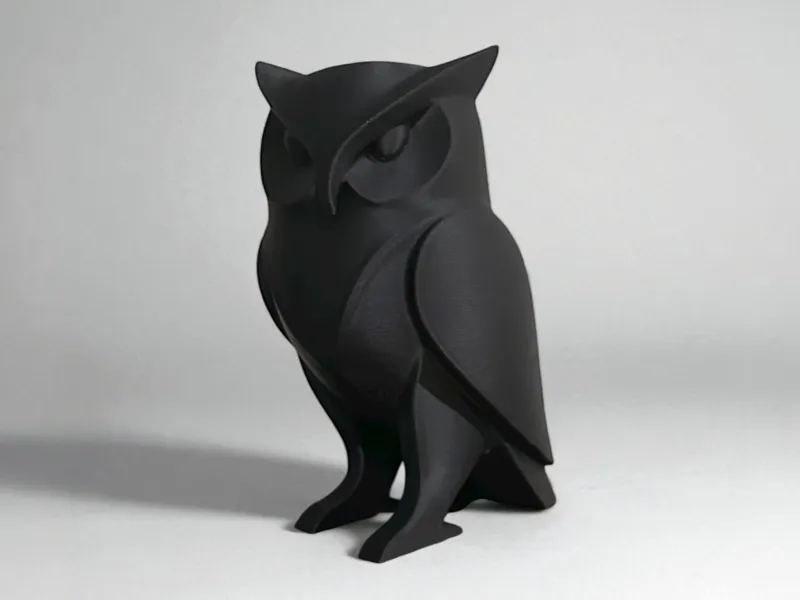 Minimalist Owl Statue – Animal Figurine Owl Statue