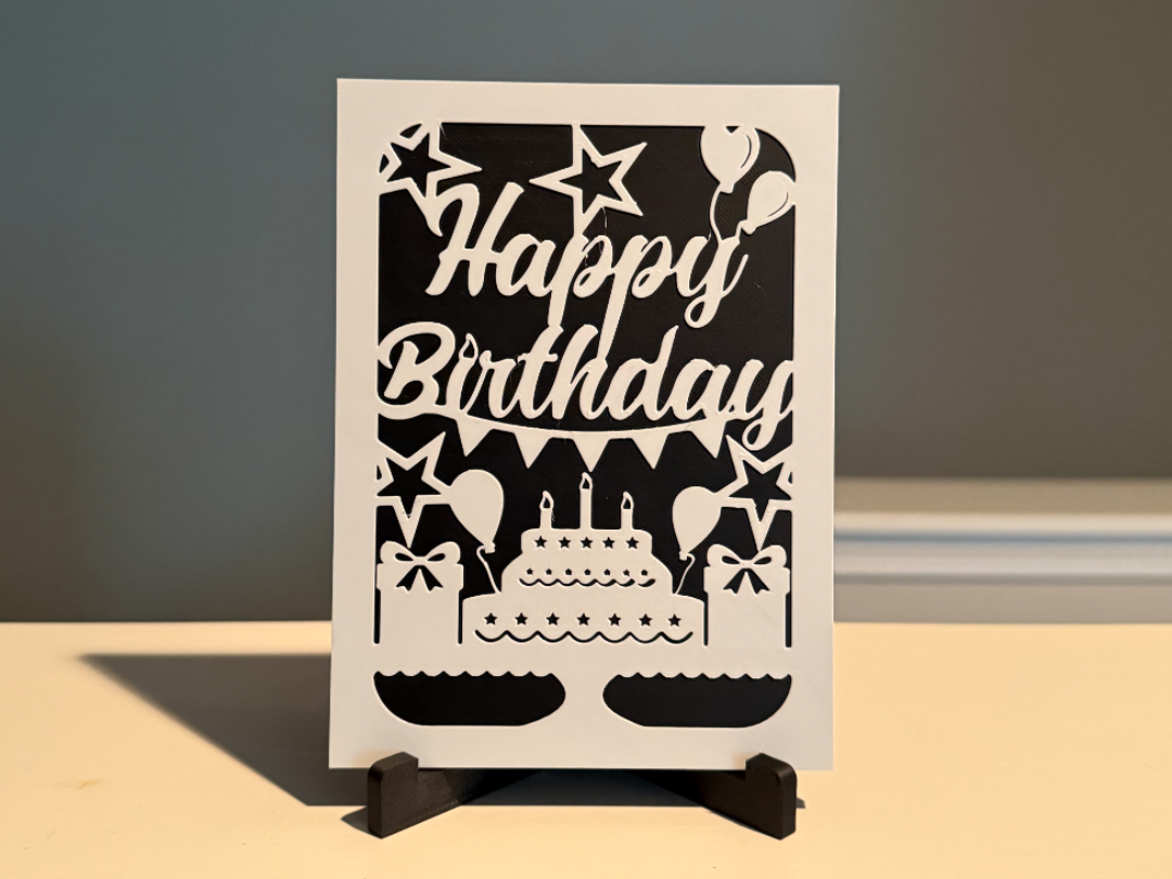 HAPPY BIRTHDAY CARD WALL ART