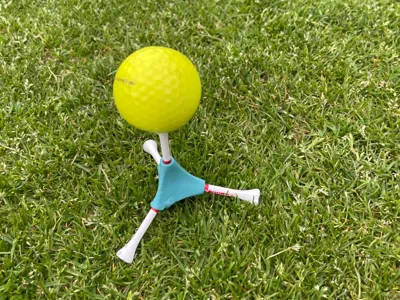 Golf Tee, always right way up, golf simulator 