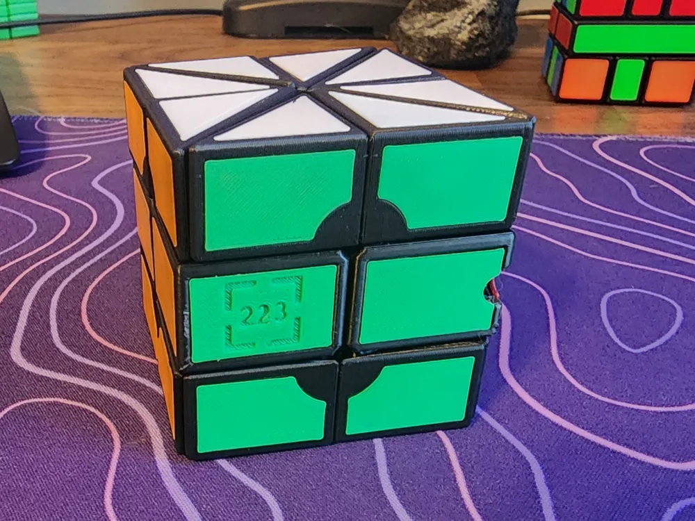 Square-223 Puzzle Cube by Drunken_Makerer MakerWorld: Download Free 3D ...