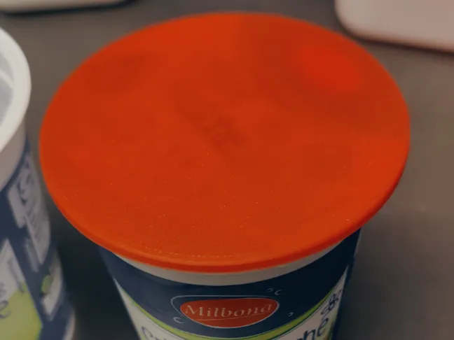 Deckel für Creme Fraiche / Schlagsahne
