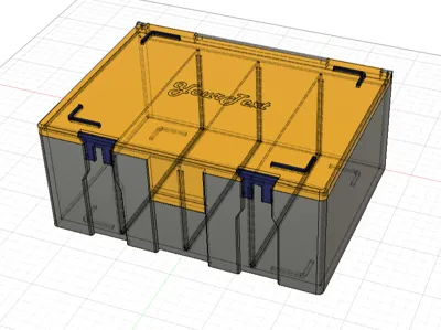 Parametric Box with Clips and Dividers