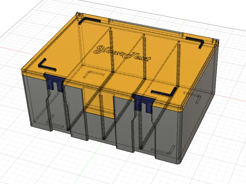 Parametric Box with Clips and Dividers