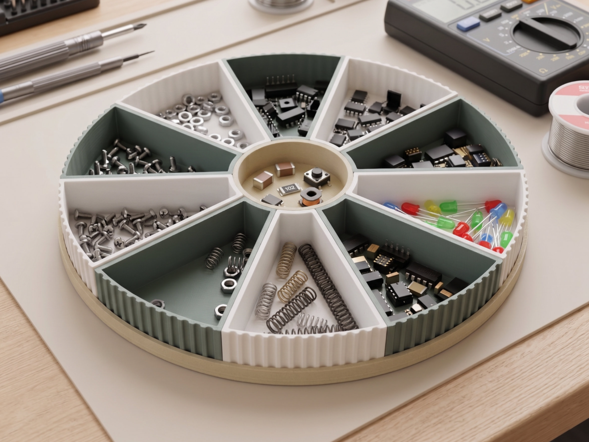 Galileo Tray - Circular Modular Lab Organizer