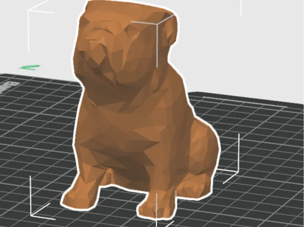 LOW POLY BULLDOG DOG