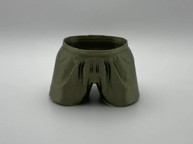 Men’s Athletic Shorts 3D Model – STL 3MF OBJ
