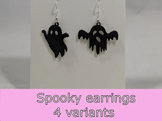 Ghost earrings - 4 variants