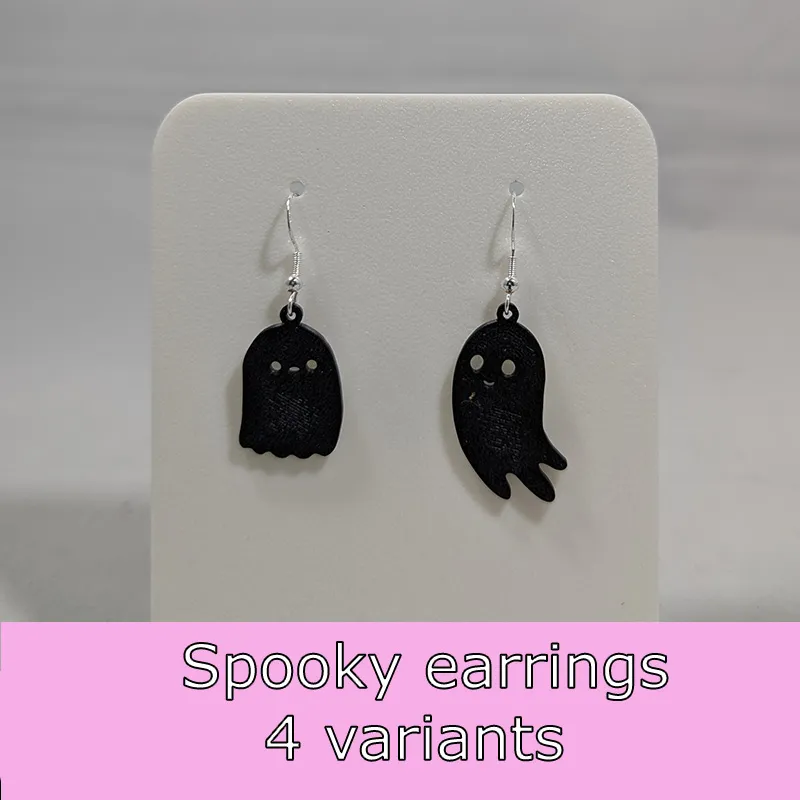 Ghost earrings - 4 variants view 2