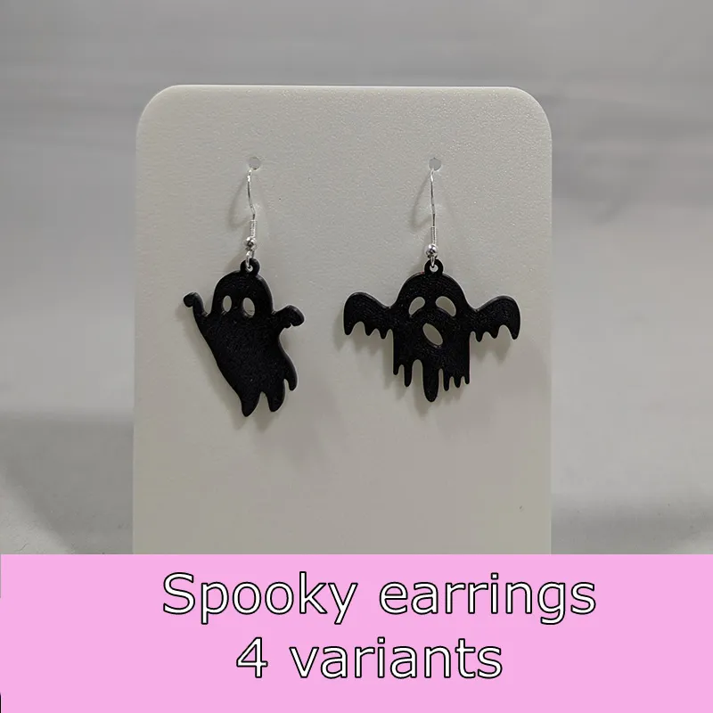 Ghost earrings - 4 variants view 3