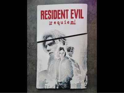 PS5 Slim Plates Resident Evil Requiem Grace & Leon