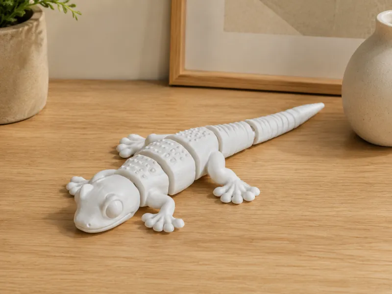 Articulated Gecko – 3D Printable Model