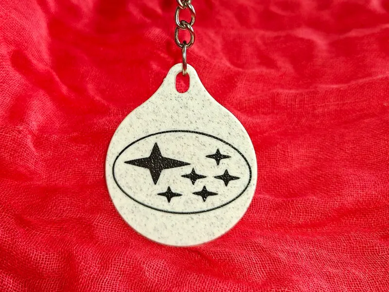 Yoja3D-Subaru keychain