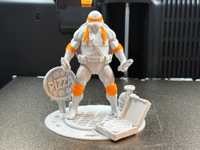 TMNT Michelangelo Sketch Statue Dual ColorOptional