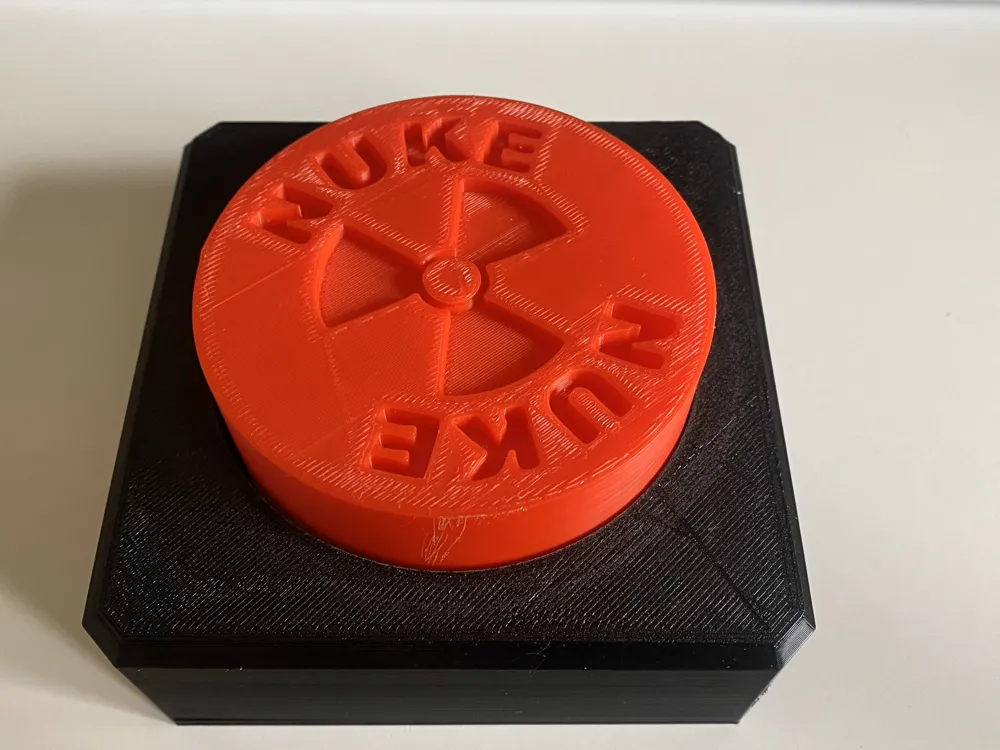 Nuke Button - Free 3D Print Model - MakerWorld