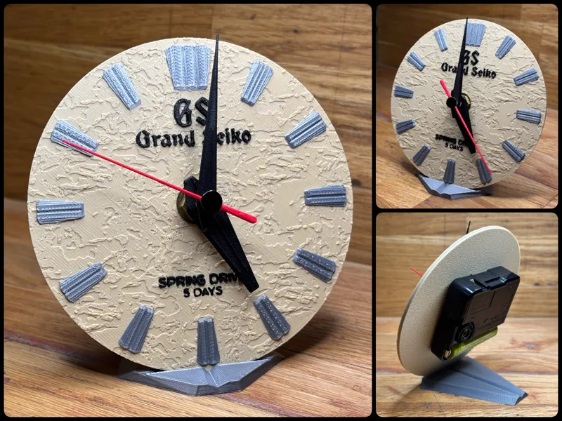 Grand Seiko Table Clock – Snowflake Hommage in PLA